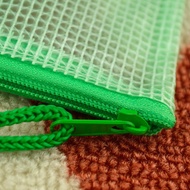 Grid Zipper File Bag Information Bag Storage Bag Receipt Bag A3/A4/A5/A6/B4/B5/B6/Cola 7.29