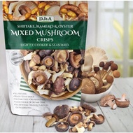 DJ&A Mushroom Crisps - Shiitake, Oyster & Nameko 65g and products