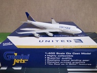 Gemini Jets 1:400 United Airlines 聯合航空 B747-400 (N128UA) 飛機模型
