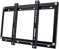 TV Mount,Sturdy Stainless Steel TV Wall Bracket with Shelf for Most 32-55 Inches TVs,Flat TV Wall Bracket up to 35KG Tilting Height Adjustable, Max 400x400mm