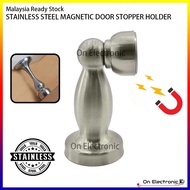 STAINLESS STEEL MAGNETIC DOOR STOPPER HOLDER HANGS DOOR #819 #889