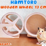 KAYU Hj6 Wooden Wheel Wheel 13cm Hamster Natural Angle