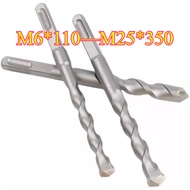 Impact Hammer Bit Extended Drilling Through Wall Cement Concrete Drilling Bit Slotted Four Pits Squa