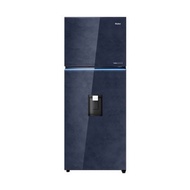 HAIERตู้เย็น 2 ประตู 16.7 คิว Inverter (สีน้ำเงินกระจก) รุ่น HRF-490IWMGU1