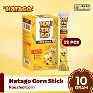Hatago Corn Stick 10gr - Roasted Corn (1 Box @ 12 pcs)