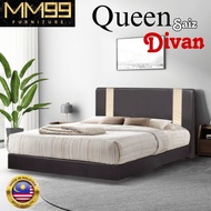 【READY STOCK】MM99:Queen Size Divan Queen Bed Frame Katil Queen Bedding Furniture