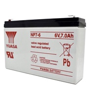 Yuasa NP7-6 VRLA Lead Acid Battery 6v 7Ah
