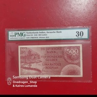 uang kuno 500 gulden netherlands indies 1946 pmg 30