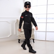 COD 4 pcs halloween costume kids    baju polis kanak kanak lelaki   kids cosplay  costume party  hal