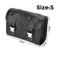 รถจักรยานยนต์ Saddlebag ด้านข้างกระเป๋า Retro PU กระเป๋าเครื่องมือรถจักรยานยนต์สำหรับ Honda Rebel 25
