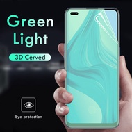 OPPO F9 F11 Pro A5 A7 A3S A5S A12 A52 A71 A92 A33 A53 A5 A9 2020 Hydrogel Film Screen Protector Soft Full Cover Green Light Eye Protection Front Film