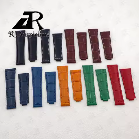 22/21/20mm Cowhide Strap For Rolex Submariner Date Oyster GMT Master Daytona Watch Accessories Man B