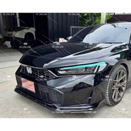 Civic FE 2022-2025 Facelift Thailand Original Tonake V4 Front Lips Lip Front Diffuser PP material AF