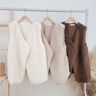 Cardigan Furry Vest Vest Woman