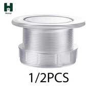 Homyl Locking Ring And Cap for Umbrella Poles Up to 4.14 Cm (1.63 Inches) in Diameter  Transparent  