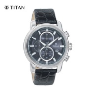 Titan Black Dial Chronograph Men's Watch 9486SL01