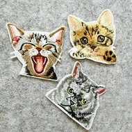 Cat patch, cat patch,/ patch, animal patch,/ patch, embroidered shirt patch, embroidered patch