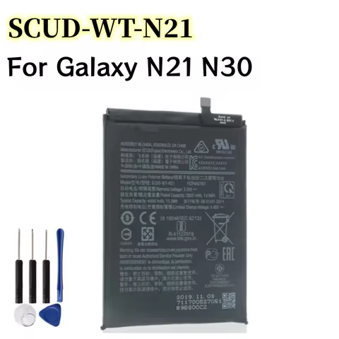 New SCUD-WT-N21 Replacement Battery For Galaxy N21 N30 Mobile Phone Batteries 4000mAh + Free Tools