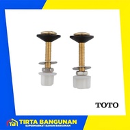TOTO TS516DSV3 SETTING BOLT & NUT FOR TOILET / BAUT PENYAMBUNG ANTARA POT DAN TANGKI KLOSET DUDUK-Di