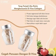 D Vine Collagen Candy Original - Dvine Candy Pemutih Badan 20 Butir