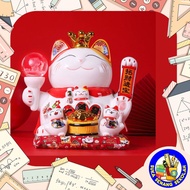 Lucky Cat Maneki Neko White Feng Shui Cashier Display Lucky Cat Display/ H0004