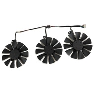 ♠3Pcs/Set PLD09210S12HH Cooler Graphics Fan For ASUS STRIX R9 390X/390 RX480 RX580 GTX1080 1070z~n4