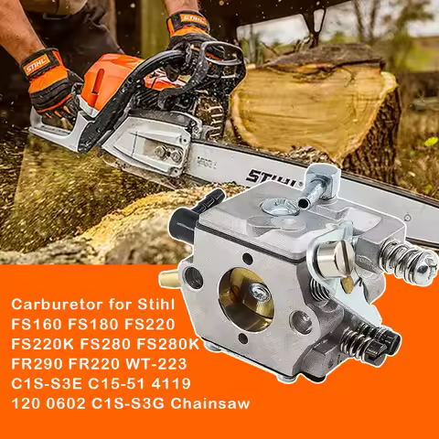 Carburetor for Stihl FS160 FS180 FS220 FS220K FS280 FS280K FR290 FR220 WT-223 C1S-S3E C15-51 4119 12