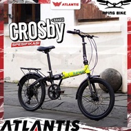 Sepeda Atlantis Crosby + Bagasi Sepeda Lipat Sepeda Dewasa dan Anak