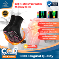 [ BERGARANSI ] Kaos Kaki Magnetic Terapi Pemanas Telapak Kaki Dewasa Turmalin Japan Original Kauskak