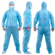 Non-woven epidemic prevention set, blue epidemic prevention outfit 4 Piece