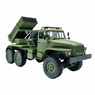 WANPILONG | 6WD Military Rocket Launcher RC Truck for Off-road Climbing and Modification
