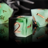 DND Dice Set, 7-piece polyhedral dice gift box set, suitable for Dungeons & Dragons, Pathfinder, and