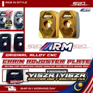 Chain Adjuster Plate ARM Y15 Y16 ZR Anting Cap Adjuster Cover Penutup Arm For STD Standard Swing Arm