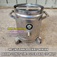 Mesin Peniris Minyak Tipe 4 Liter Murah Pengering Bawang Jamur Crispy