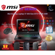 Msi Gaming Laptop I7 6th Gen GTX 960M 2GB USED LAPTOP / 二手笔电 / 二手手提电脑