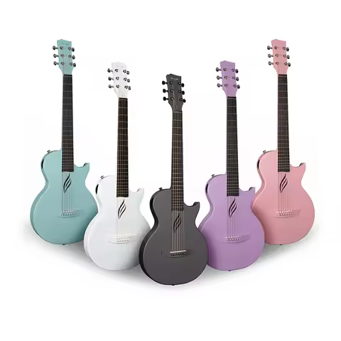 Enya Nova Go Acoustic Guitar Carbon Fiber One Body 35 Inches guitarras Travel with Beginner Kit Incl