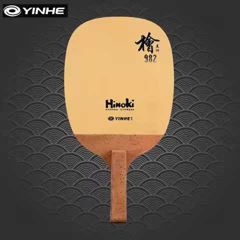 Original YINHE 982 Japanese Penhold JS Hinoki Table Tennis Blade 1 Ply SOLID Hinoki Ping Pong Bat Pa