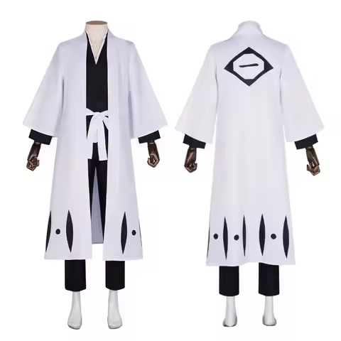 Aizen Sousuke Thousand Cosplay Costume Anime Bleach 5th Halloween Division Captain Kimono Arrancar Y