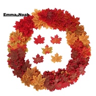 Artificial Maple Leaf Simulation Decoration Silk Maple Leaf Fake Autumn Leaf Family Wedding Party De