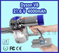 一優生活 - 代用 Dyson V8 系列無線吸塵機代用鋰電池 4000mAh Fluffy Absolute Animal Motorhead