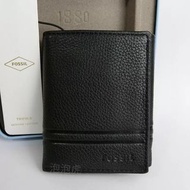 Fossil 三折 黑色 皮夾 短夾 ML4006001 原廠 盒裝 [全新現貨]