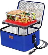 Aotto Portable Oven, 12V 24V 2-in-1 Car Food Warmer Mini Portable Microwave, Personal Heated Lunch B