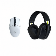 Logitech | ชุดเมาส์เกมไร้สายและหูฟัง