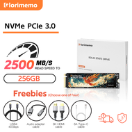 Glorimemo M2 SSD NVME 256GB M.2 SSD 2280 PCIe 3.0ไดรฟ์ Negeri Pejal Dalaman untuk Konsol Permainan ค