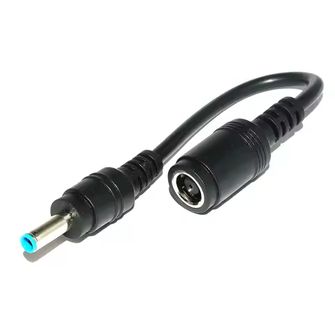20CM Female 7.4mm x 5.0mm to 4.5mm x 3.0mm Male Charger Adapter Power Plug Converter Cable DC jack f