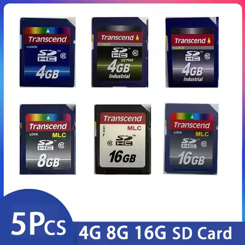 Original Transcend SD 4G 8G 16G Industrial MLC Memory Card Canon CCD Digital Camera Industrial Contr