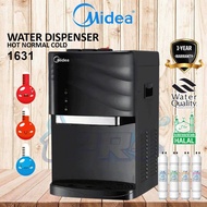 Midea Mild Alkaline Water Dispenser Hot Normal Cold Model: 1631 or 1635 With 4 Halal Water Filter