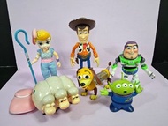 二手 不完整 破損 Herocross and Disney Pixar Toy Story Hybrid Metal Figuration 迪士尼 反斗奇兵 金屬公仔 胡迪 巴斯光年 牧羊女 三眼仔