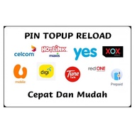FAST Prepaid Topup Reload Pin Code SEMUA TELCO ADA All Telco Brand Murah