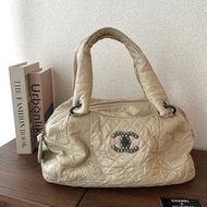 中古包 Chanel 香奈兒 Latte 菱格泡芙包